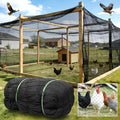 50x50ft Heavy Duty HDPE Poultry Netting,2.4" Bird Netting for Chicken Coop Run Chicken Pen,Strong Chicken Run Net Against Hawk & Predator,Tangle-Free UV Resistant (50FT)