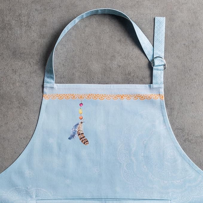 Maison d' Hermine 100% Cotton Apron for women with Pocket Kitchen Chef Apron for Men Cooking Easter Decorations