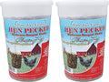Pine Tree Farms 2 Pack of Hen Pecked Mealworm Banquet Poultry Classic Logs, 28 Ounces Each, Natural Food Supplement for Chickens and Other Fowl