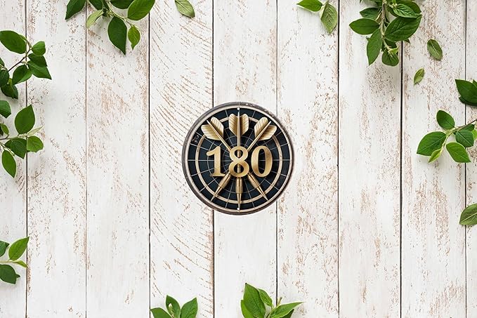 CSWLJS Room Decor Retro Metal Tin Sign 180 Arrow Design Vintage Wall Art Decor 8x8 in Home Decor