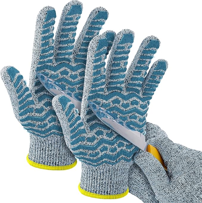 HandLove Cut Resistant Gloves, 100% Food Contact Safe, CE Level 5 Premium Protective Cutting Gloves