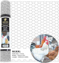 Chicken Wire 12 in x 25 FT x 2” Mesh x 20GA | Poultry Wire Netting | Hot Dipped Galvanised | Hexagonal Galvanized Mesh for Chicken Coop, Rabbit Cage, Fence Barrier PM12x25x2