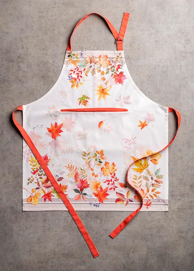 Maison d' Hermine 100% Cotton Apron for women with Pocket Kitchen Chef Apron for Men Cooking Easter Decorations