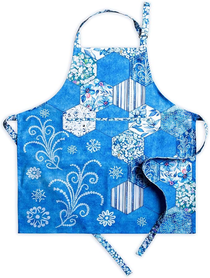 Maison d' Hermine 100% Cotton Apron for women with Pocket Kitchen Chef Apron for Men Cooking Easter Decorations