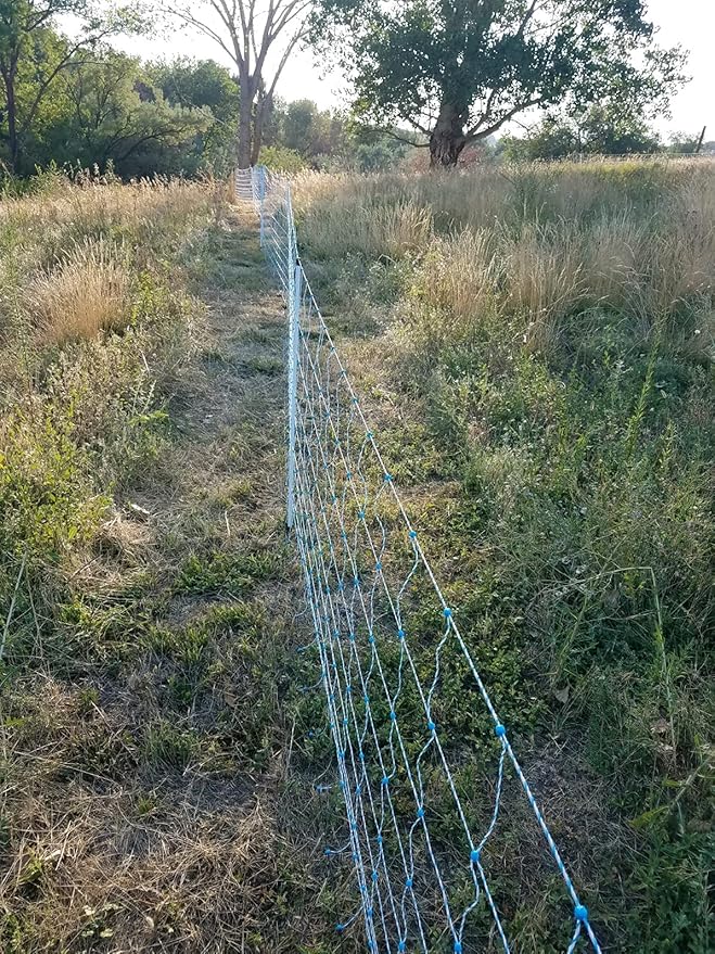 Starkline All-Purpose Electric Utility Netting (35" x 82') Electric Fence for Goats, Sheep, Gardens, Beehives, Dogs, and More for Backyards, Homesteads, Farms and Ranches