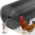 Black Hardware Cloth 1/4inx48inx100ft, 22GA, Chicken Wire Fencing Roll, Black Chicken Wire Mesh, Vinyl PVC Coated Welded Wire Mesh for Chicken Coop Barrier, Rabbit Snake Poultry Fences