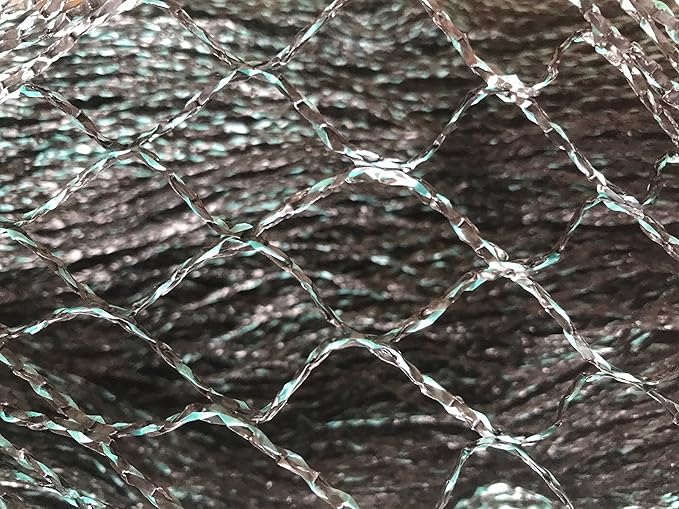 Bluefire Direct Commercial Grade Heavy Duty Polyethylene Anti Bird Netting for Garden Blueberries Fruit Trees Poultry Cage Pond Net Reusable Does not Tangle Snag or Rot (13 ft x13 ft)