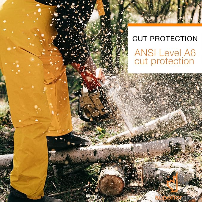 Superior Glove Endura Goatskin Leather Work Gloves Arc Flash Cut Resistant Safety Hand Protection