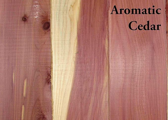 Cedar, Red Oak, and Pine Shavings. 100% All Natural Wood Curls (4 Boxes Cedar)
