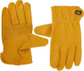 Custom Leathercraft2060L Top Grain Goatskin Work Gloves, Large, Gold