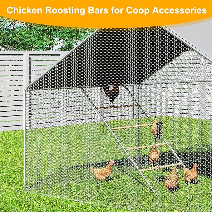 Amopatio Square Chicken Perch for Coops, 42''x 54.5'' Chicken Roosting Ladder for Hens,Chick Coop Accessories for Backyard Poultry Habitat Supplies