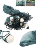 Fishing Drag Net Beach Seine Net 3x20M/10x65FT Cast Net/Fishing Nets Nylon Seine Hand Made 2cm/0.8" Mesh Holes,Fishing Cast Monofilament Nets Seine Fish Netting for Fishing Boat, Fisherman, Creek Lake