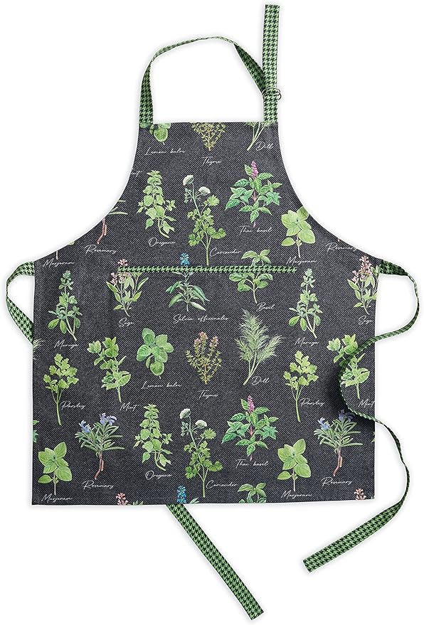 Maison d' Hermine 100% Cotton Apron for women with Pocket Kitchen Chef Apron for Men Cooking Easter Decorations