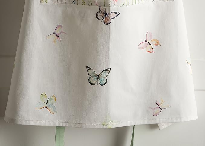 Maison d' Hermine 100% Cotton Apron for women with Pocket Kitchen Chef Apron for Men Cooking Easter Decorations