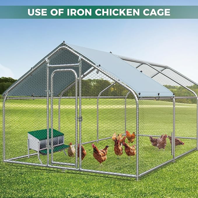 Chicken Nesting Boxes with Rollout Egg Collection – 4-Compartment Metal Hen Nest Box with Removable Trays, Slanted Roof & Ventilation, Wall Mount or Standing for Backyard Poultry Coop, Green