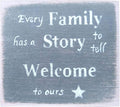 Farmisms 3x3 Inspirational Wooden Rustic Country Signs for Country Farm Living –Every Family has a Story to Tell. Welcome to Ours