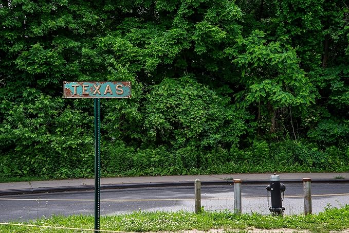 Rustic Texas Metal Tin Sign 4x16 in Vintage Wall Art with for Home Door Garden Man Cave Club and Farmhouse Decor