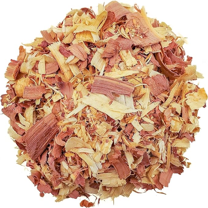 100% Natural Cedar Shavings | Mulch | Great for Outdoors or Indoor Potted Plants | Dog Bedding (8 Quart)