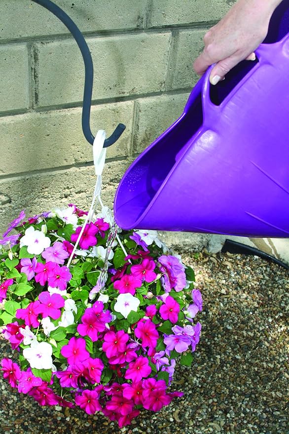 Little Giant® Poly/Rubber FlexTub Bucket | Ultra Durable & Versatile Farm Tub | Plastic Synthetic Gardening Tub (1, Purple)