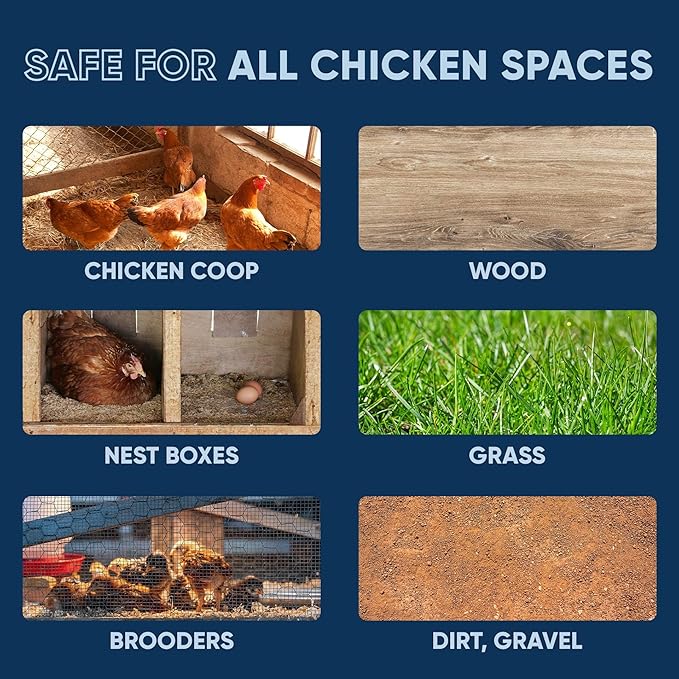 Eco Strong Chicken Coop Odor Eliminator Coop Refresher for Chickens (128 oz)