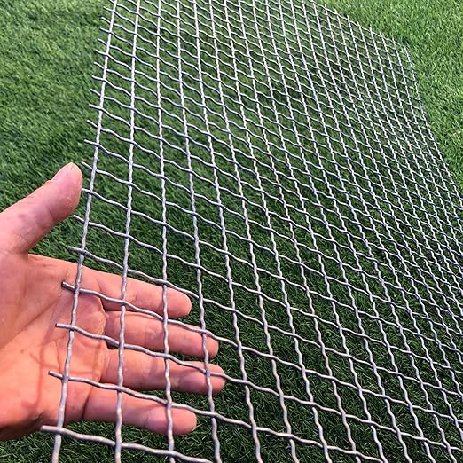 13Gauge Strong Galvanized Woven mesh 40"X24" 1" mesh|Delivered Flat|Poultry cage Netting -Anti-Rodent Steel mesh Crimped mesh Snake Fence Chicken Wire Fencing