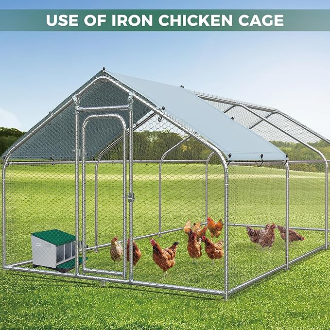 3-Hole Chicken Nesting Box, Roll Away Nest with Removable Tray, Easy Egg Collection & Cleaning, Wall-Mount Nesting Boxes for Hens, Chicken Coop - Green