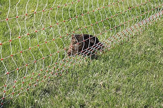 Gallagher 48" x 164' Electric Poultry Netting | Chicken Fence Repels Predators, 9 Mixed Metal Strands for 48x More Conductivity and Consistent Voltage, Sturdy Wire Fencing Keeps Poultry Safe