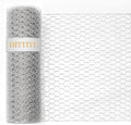 HITTITE Chicken Wire Fencing Mesh, 18 Inch x 100Feet Metal Floral Chicken Wire Fence for Crafts, Hexagonal Galvanized Garden Fence Poultry Netting for Chicken Coop Barrier Rabbit Cage