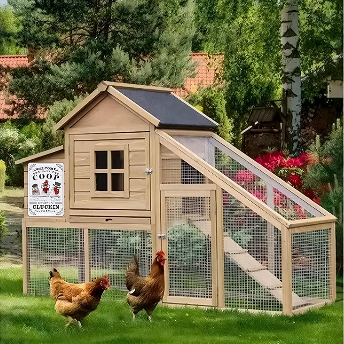 Chicken Coop Signs, Welcome to Our Coop, Chicken Signs for Coop, Farm, Home, Garden, Farmhouse Kitchen Decor(8" x 12")