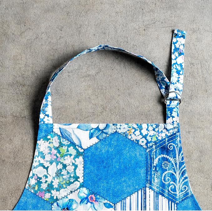 Maison d' Hermine 100% Cotton Apron for women with Pocket Kitchen Chef Apron for Men Cooking Easter Decorations