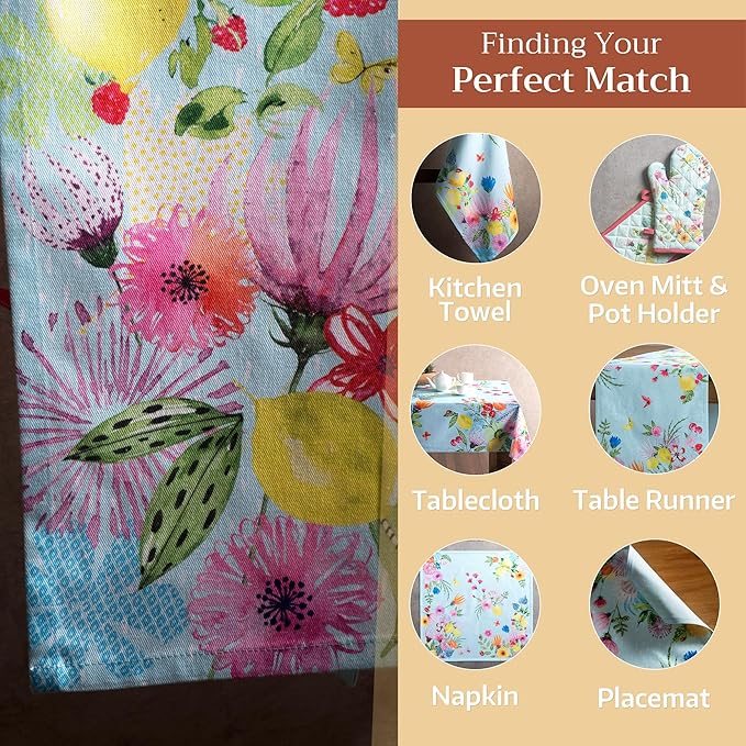 Maison d' Hermine 100% Cotton Apron for women with Pocket Kitchen Chef Apron for Men Cooking Easter Decorations
