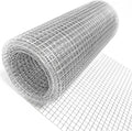 Hardware Cloth 1/4 inch 12inx20ft,Chicken Wire Mesh Fence,Galvanized After Welding 23 Gauge,Wire Mesh Roll Wire Cloth for Chicken Pen/Coop Fences, Garden Fences,Screen Meshs,Poultry Netting Cage