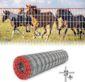 4x100ft Heavy Duty Horse Fence, 2x4 Inch Mesh, Rust-Resistant Metal Wire Farm Fencing for Livestock, Pasture, Garden, and Animal Containment