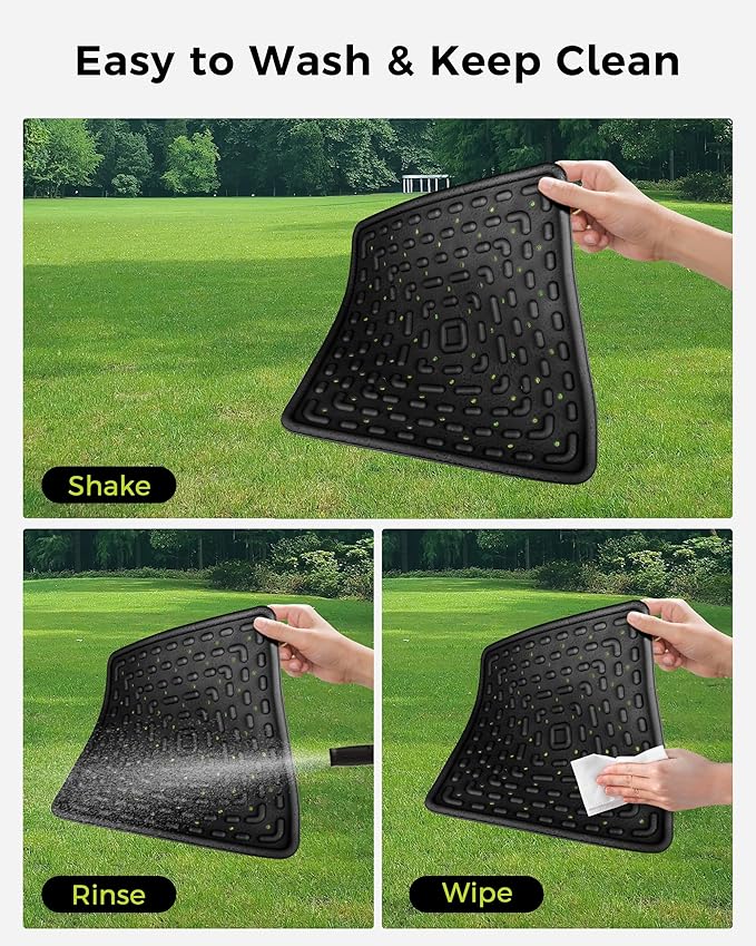 Washable & Reusable Nesting Pads for Chicken Coop - 4Pcs Chicken Nest Mats - Durable 12"x 12" Plastic Nest Box Pads for Egg Laying Hens (Soft, Easy Clean, Premium)