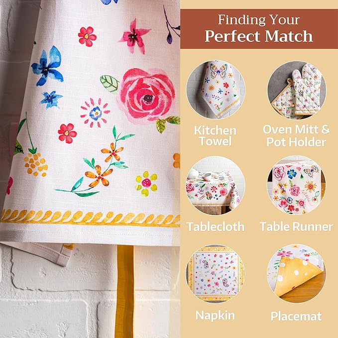 Maison d' Hermine 100% Cotton Apron for women with Pocket Kitchen Chef Apron for Men Cooking Easter Decorations
