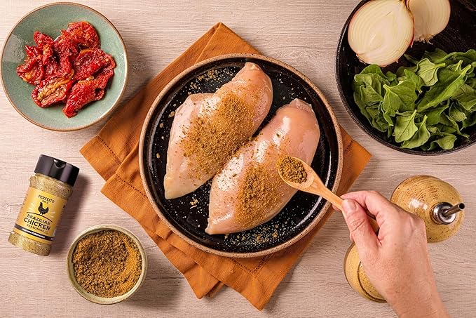 PERFEITO NO.2 Authentic Brazilian Natural Poultry Seasoning - Fresh Garlic, Gluten-Free, Sugar Free, No Preservatives, Premium, Rich Flavor (Recommended for Chicken and Poultry) (Standard Jar)