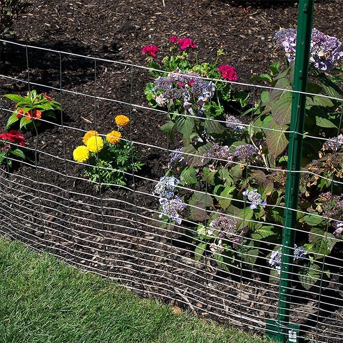 YARDGARD – 2 Inch by 4 Inch Mesh Welded Wire Fence – 60 Inches by 100 Feet – 12.5 Gauge Galvanized Steel – For Animal Enclosures | Garden Protection | Property and Utility Fencing