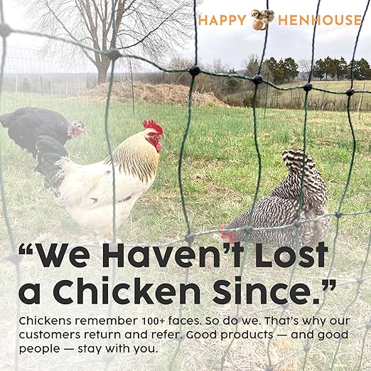Electric Fence Charger - Powerful 110V AC Plug-in Fence Energizer for Chickens, Small Farms & Gardens - Easy Setup Predator Protection for Safer Free-Ranging