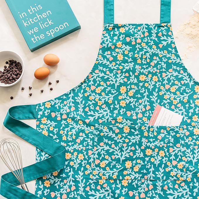 Passionate Penny Pincher Kitchen Apron | Organic Cotton | Two Deep Pockets | Adjustable Neck Strap
