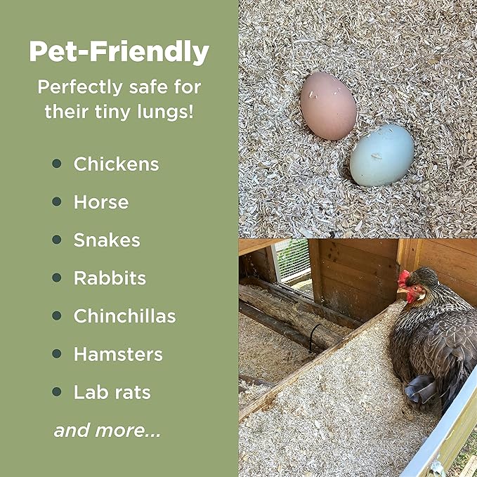 Hemp Nesting Fiber - 1 lb Chicken Nest Box Pad Hemp Fiber Fill - Absorbent DUST Free- Egg Laying Chickens coop, Horse stall, Rabbit, Reptile, Hamster, Cage Fibre, FiberFill Washable - Grown in USA