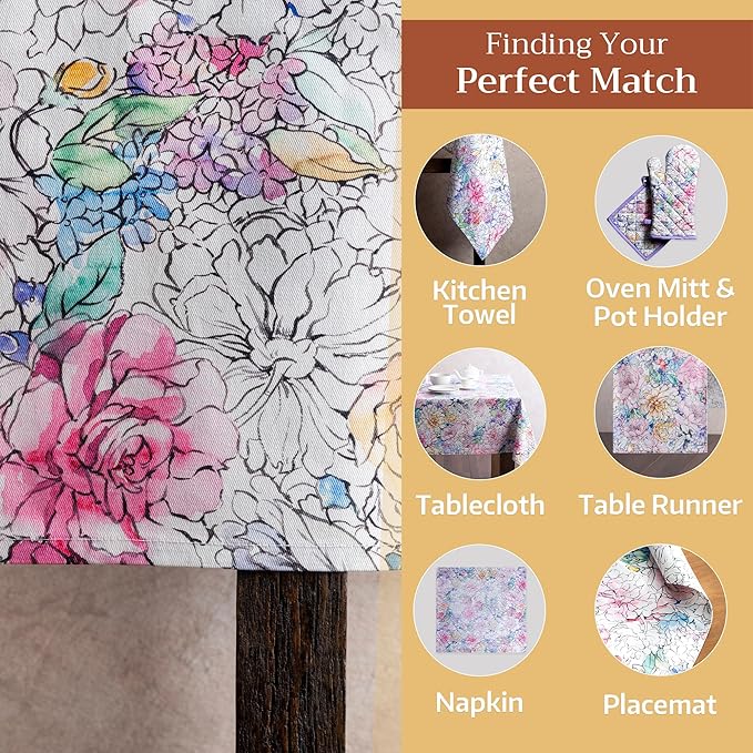 Maison d' Hermine 100% Cotton Apron for women with Pocket Kitchen Chef Apron for Men Cooking Easter Decorations