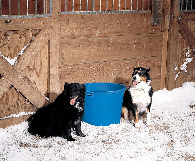 API® Heated Bucket | Heated Round Water Bucket | Horse Stables and Livestock Pails for Winter No Freeze | Made in USA - 64 Quart (16 Gallon), 1 Count