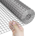 AMAGABELI GARDEN & HOME Hardware Cloth Chicken Wire Fence 1/2 inch 15.7in x 10ft Galvanized Welded Cage Wire for Bird Wire Gopher Wire Rabbit Wire Snake Fence Poultry Netting Cage Screen