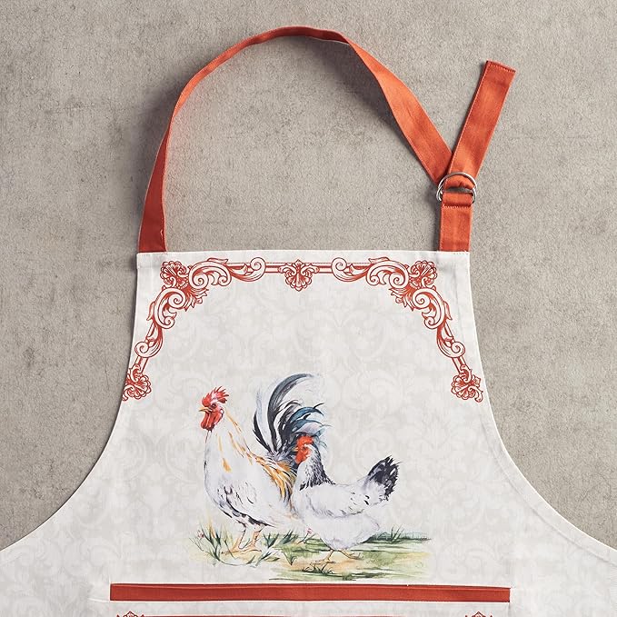 Maison d' Hermine 100% Cotton Apron for women with Pocket Kitchen Chef Apron for Men Cooking Easter Decorations