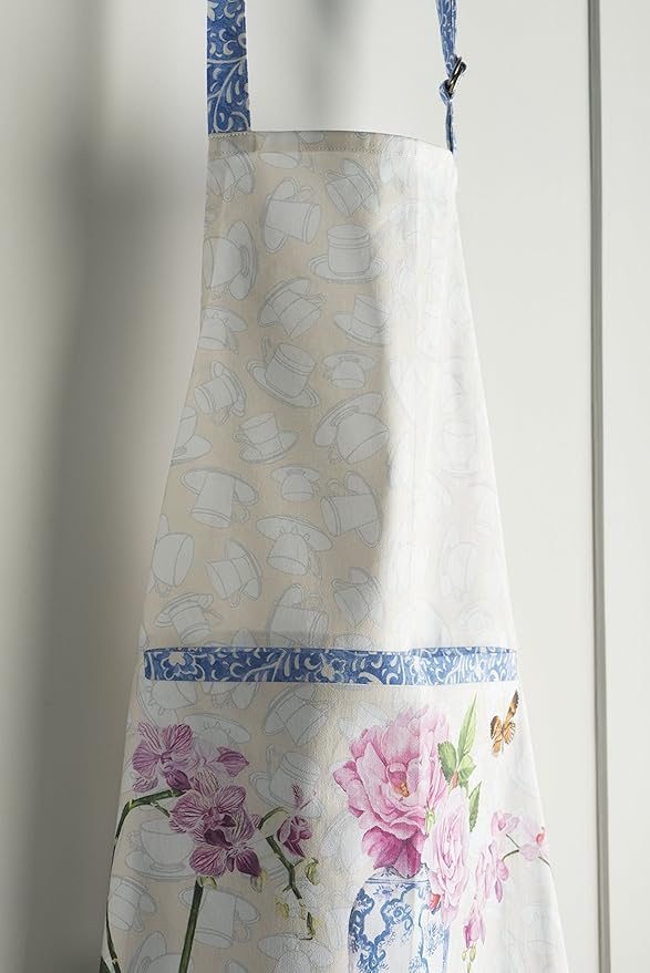 Maison d' Hermine 100% Cotton Apron for women with Pocket Kitchen Chef Apron for Men Cooking Easter Decorations