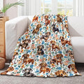 Dachshund Pattern Blanket for Boys Girls, Ultra-Soft Weiner Dog Throw Blanket for Couch Sofa Bed, Dog Lovers Gifts for Toddlers Infants Newborns, Dachshund Lovers Decor, 30"x40"-Toddlers/Pets Size