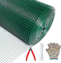Hardware Cloth 1/2inx36inx100ft,Chicken Wire Fencing,Welded Wire Mesh, Vinyl PVC Coated Mesh,Coop Garden Plant for Rabbit,Snake,Rodent,Foxes,Raccoons Poultry Netting Cage Farm Protection