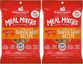 Stella & Chewy's Freeze-Dried Raw Beef Meal Mixers- Dog Food Topper and Mixer - Made with 95% Grass-Fed Beef,Organs & Bone - Perfect for Picky Eaters - Grain-Free - 1 oz,(Pack of 2)