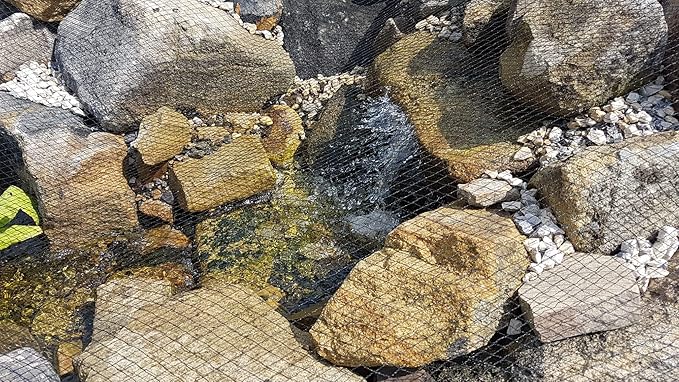 Hozelock - Pond Protection Net 2 x 3 m : Ideal for Protecting the Pond from Leaves, Large Debris and Predators: Supplied with 4 Stakes [1730 0000]