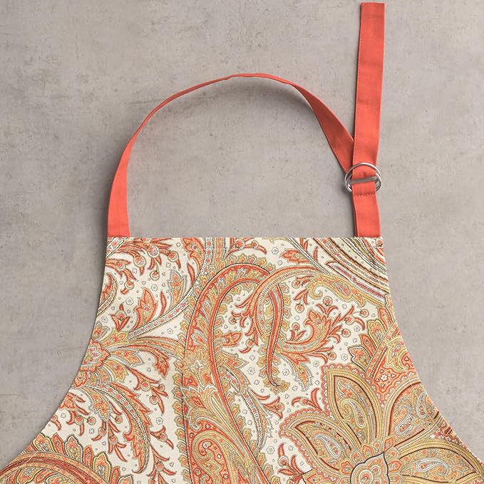 Maison d' Hermine 100% Cotton Apron for women with Pocket Kitchen Chef Apron for Men Cooking Easter Decorations